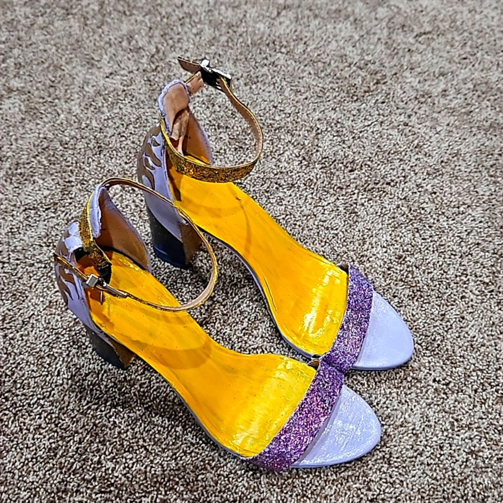 Hand Painted Tangled Heels Women's size 8
